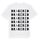Dragered ordlek t-shirt