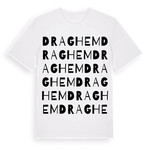 Draghem ordlek t-shirt – ekologisk bomull t-shirt från Pinshirt