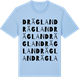 Blue Soul t-shirt med Dräglan ordlek t-shirt