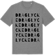 Mid Heather Gray t-shirt med Draglycke ordlek t-shirt