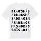 Drags näsa ordlek t-shirt