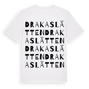 Drakaslätten ordlek t-shirt – ekologisk bomull t-shirt från Pinshirt