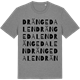 Mid Heather Gray t-shirt med Drängedalen ordlek t-shirt