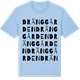 Blue Soul t-shirt med Dränggården ordlek t-shirt