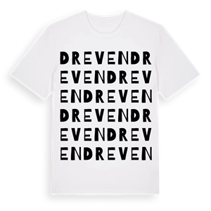 Dreven ordlek t-shirt – ekologisk bomull t-shirt från Pinshirt
