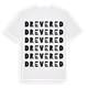 Drevered ordlek t-shirt