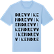 Blue Soul t-shirt med Drevviken ordlek t-shirt
