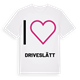 Jag älskar Driveslätt t-shirt stort tryck
