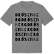 Mid Heather Gray t-shirt med Drösenberg ordlek t-shirt