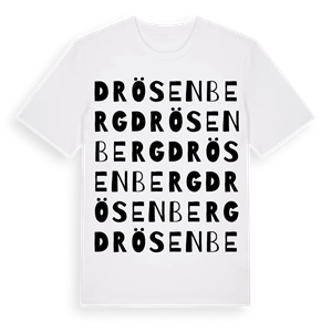 Drösenberg ordlek t-shirt – ekologisk bomull t-shirt från Pinshirt