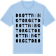 Blue Soul t-shirt med Drottningtorget ordlek t-shirt