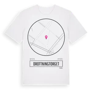Drottningtorget t-shirt – ekologisk bomull t-shirt från Pinshirt