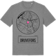 Mid Heather Gray t-shirt med Druvefors t-shirt