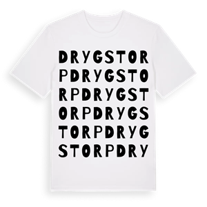 Drygstorp ordlek t-shirt – ekologisk bomull t-shirt från Pinshirt