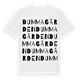 Dummagården ordlek t-shirt