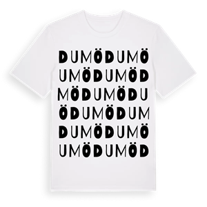Dumö ordlek t-shirt – ekologisk bomull t-shirt från Pinshirt