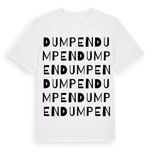 Dumpen ordlek t-shirt – ekologisk bomull t-shirt från Pinshirt