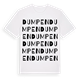 Dumpen ordlek t-shirt