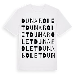Dunabolet ordlek t-shirt – ekologisk bomull t-shirt från Pinshirt