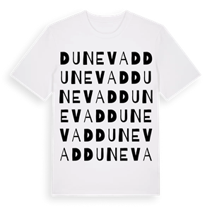 Dunevad ordlek t-shirt – ekologisk bomull t-shirt från Pinshirt