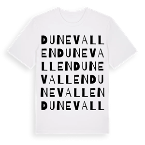 Dunevallen ordlek t-shirt – ekologisk bomull t-shirt från Pinshirt