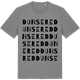 Mid Heather Gray t-shirt med Dunsered ordlek t-shirt