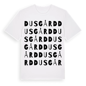 Dusgård ordlek t-shirt – ekologisk bomull t-shirt från Pinshirt