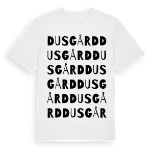 Dusgård ordlek t-shirt – ekologisk bomull t-shirt från Pinshirt