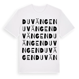 Duvängen ordlek t-shirt – ekologisk bomull t-shirt från Pinshirt