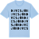 Blue Soul t-shirt med Duvesjön ordlek t-shirt
