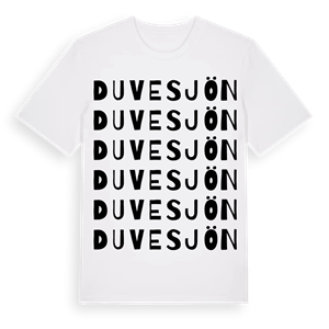 Duvesjön ordlek t-shirt – ekologisk bomull t-shirt från Pinshirt