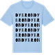 Blue Soul t-shirt med Dybron ordlek t-shirt