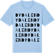 Blue Soul t-shirt med Dydalen ordlek t-shirt