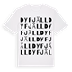 Dyfjäll ordlek t-shirt
