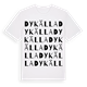 Dykälla ordlek t-shirt