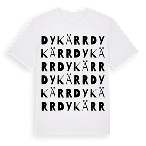 Dykärr ordlek t-shirt – ekologisk bomull t-shirt från Pinshirt