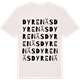Vintage White t-shirt med Dyrenäs ordlek t-shirt
