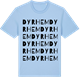 Blue Soul t-shirt med Dyrhem ordlek t-shirt