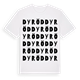 Dyröd ordlek t-shirt