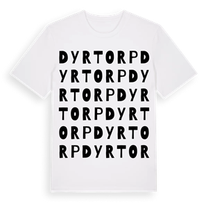Dyrtorp ordlek t-shirt – ekologisk bomull t-shirt från Pinshirt