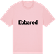 Pink Cotton t-shirt med Ebbared fetstil t-shirt