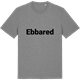 Mid Heather Gray t-shirt med Ebbared fetstil t-shirt