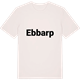 Vintage White t-shirt med Ebbarp fetstil t-shirt