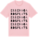 Pink Cotton t-shirt med Ebbe Hagards Plats ordlek t-shirt