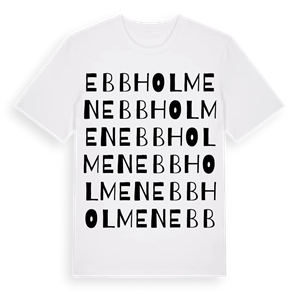 Ebbholmen ordlek t-shirt – ekologisk bomull t-shirt från Pinshirt
