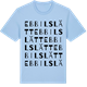 Blue Soul t-shirt med Ebbilslätt ordlek t-shirt