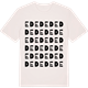 Vintage White t-shirt med Ed ordlek t-shirt