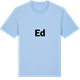 Blue Soul t-shirt med Ed fetstil t-shirt