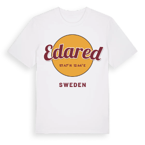 Edared cirkel t-shirt – ekologisk bomull t-shirt från Pinshirt