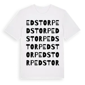 Edstorp ordlek t-shirt – ekologisk bomull t-shirt från Pinshirt